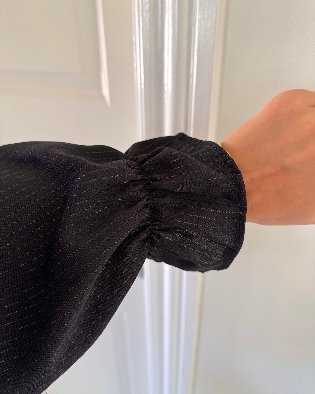 Sister's Point bluse disko black/black