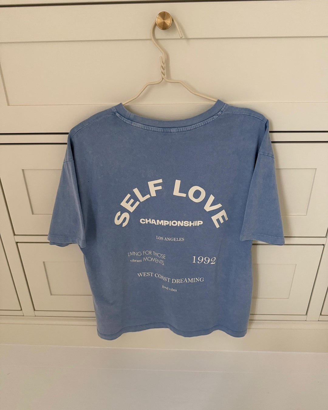 Love&Divine t-shirt love1303-2 blue wash