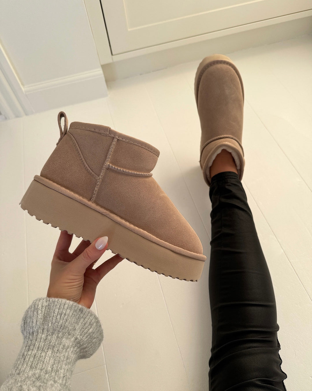 Duffy bamsestøvler 71-63501 beige