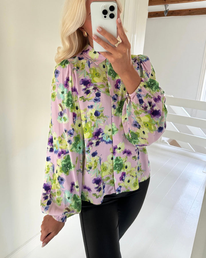 Y.A.S skjorte asina ls pale lilac/wilma