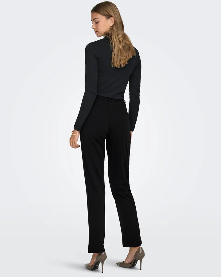 JDY bukser geggo life straight black