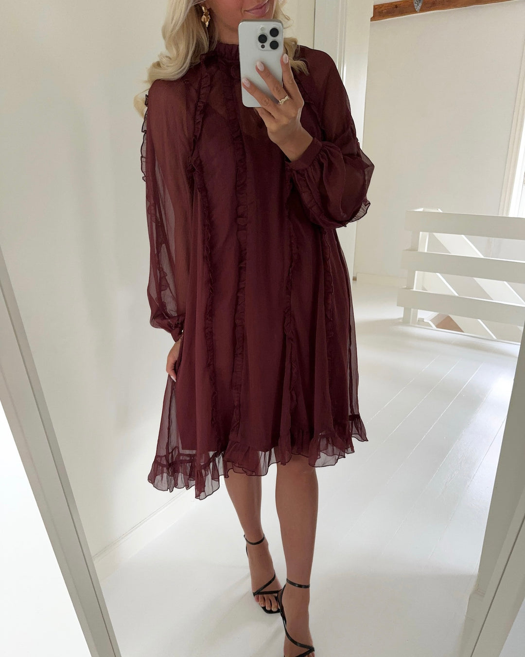 Love&Divine kjole love1359 d. bordeaux - FORUDBESTILLING LEV. UGE 50