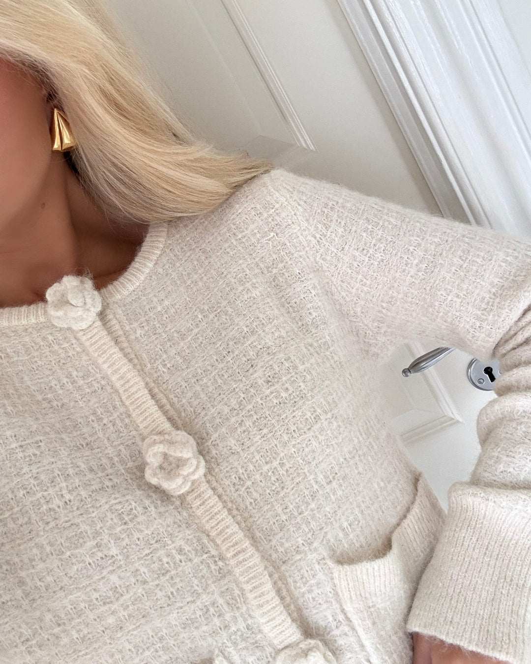 Vero Moda cardigan blossom ls o-neck birch/melange