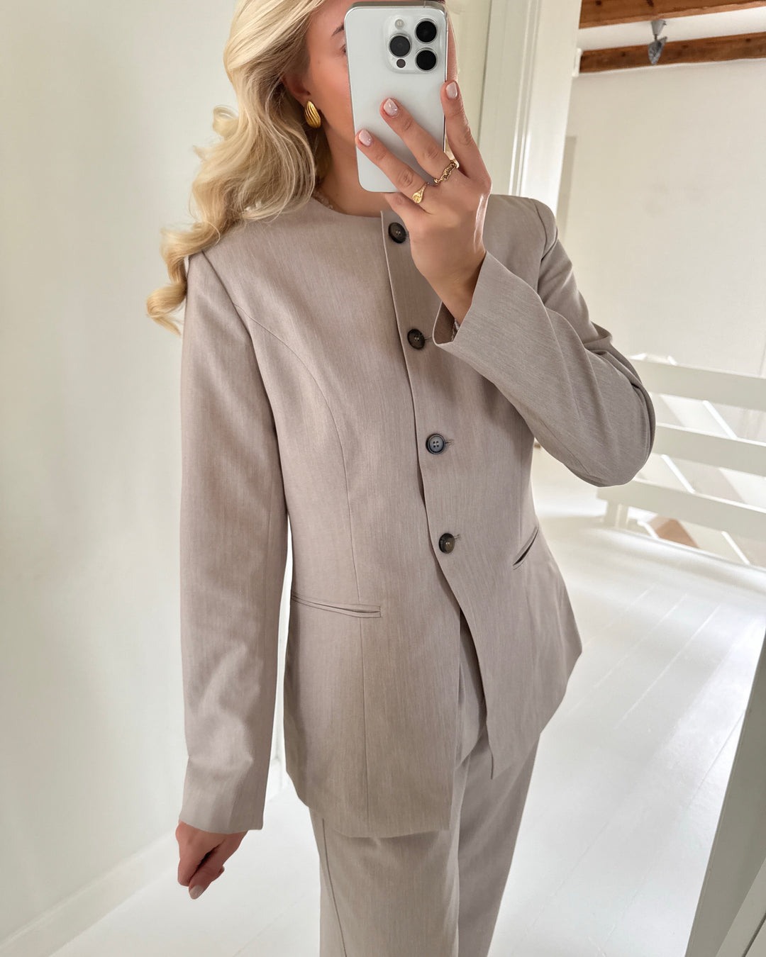 Y.A.S blazer vesti ls pelican