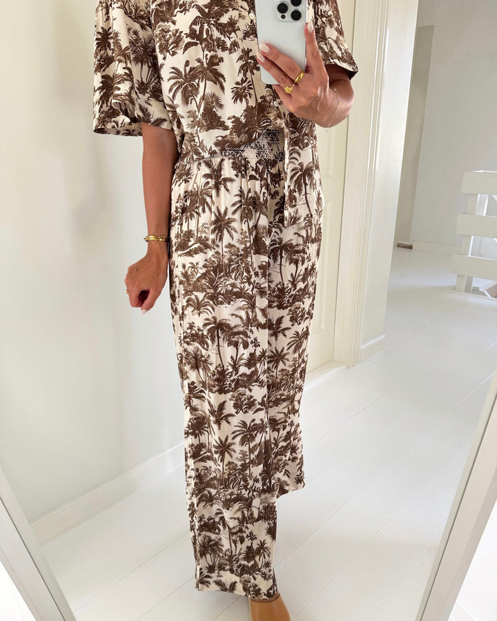 Love&Divine bukser love1580 brown palm