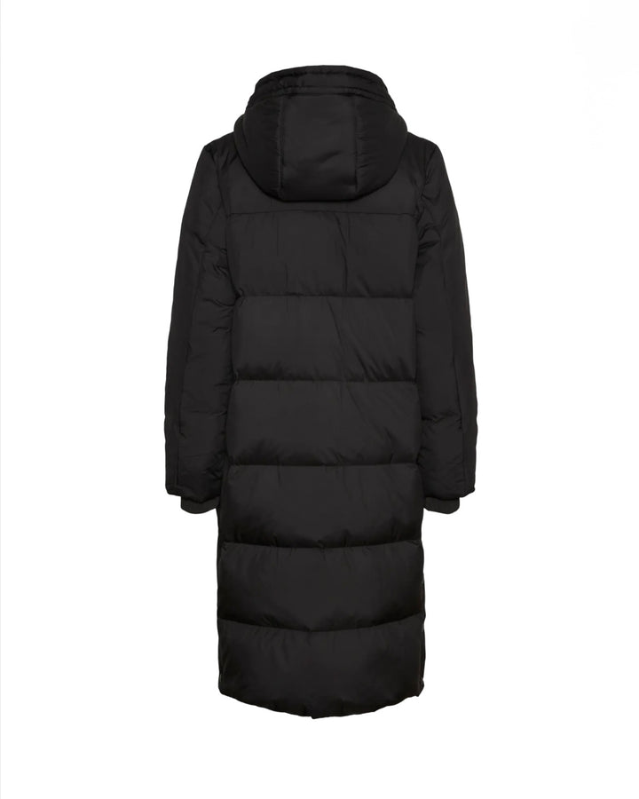 Vero Moda dunjakke ericaholly long down black