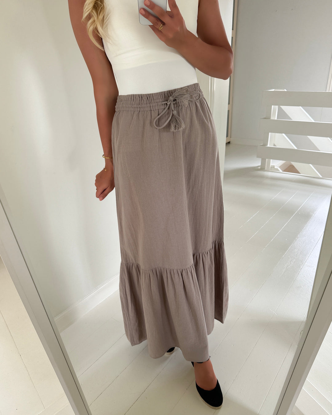 Vero Moda nederdel pretty hw maxi moon rock