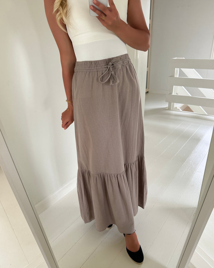 Vero Moda nederdel pretty hw maxi moon rock