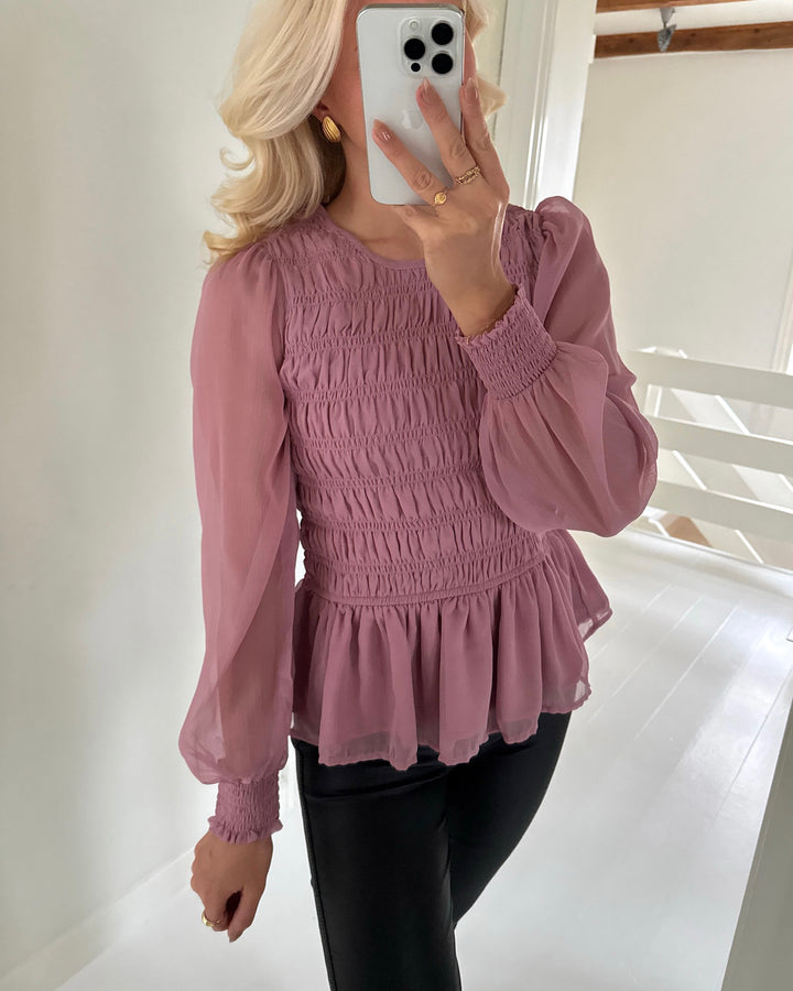 Sister's Point bluse uda-ls dusty blush