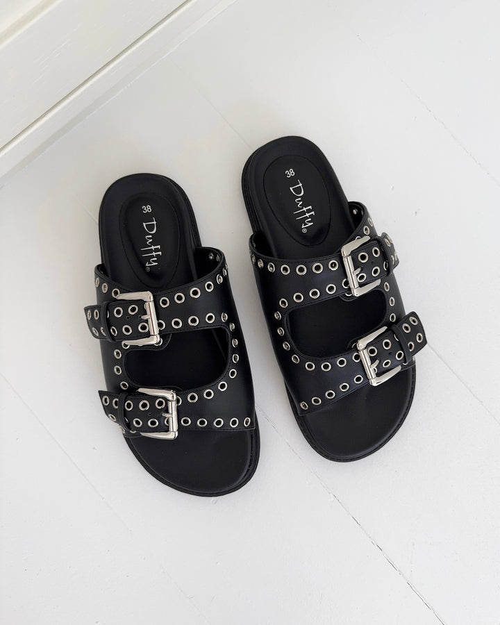Duffy sandal 97-20997 black