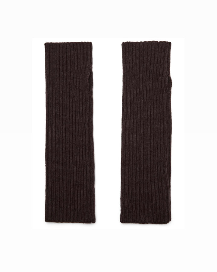 Aware by Vero Moda handsker filiz glove & armwarmer set chocolate plum