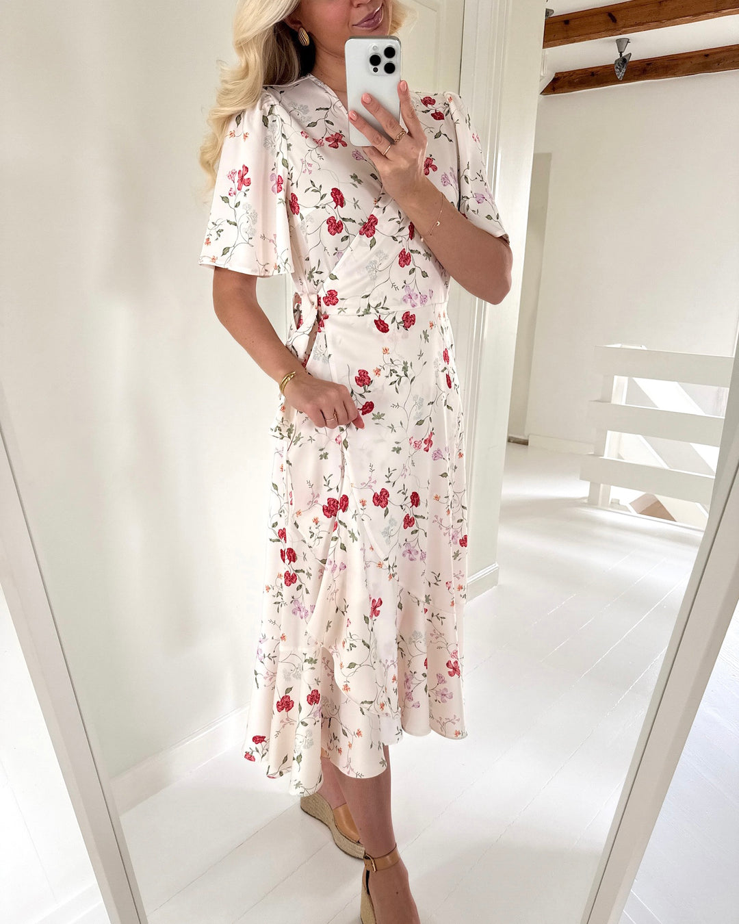 Y.A.S kjole thea 2/4 midi wrap pristine botalia