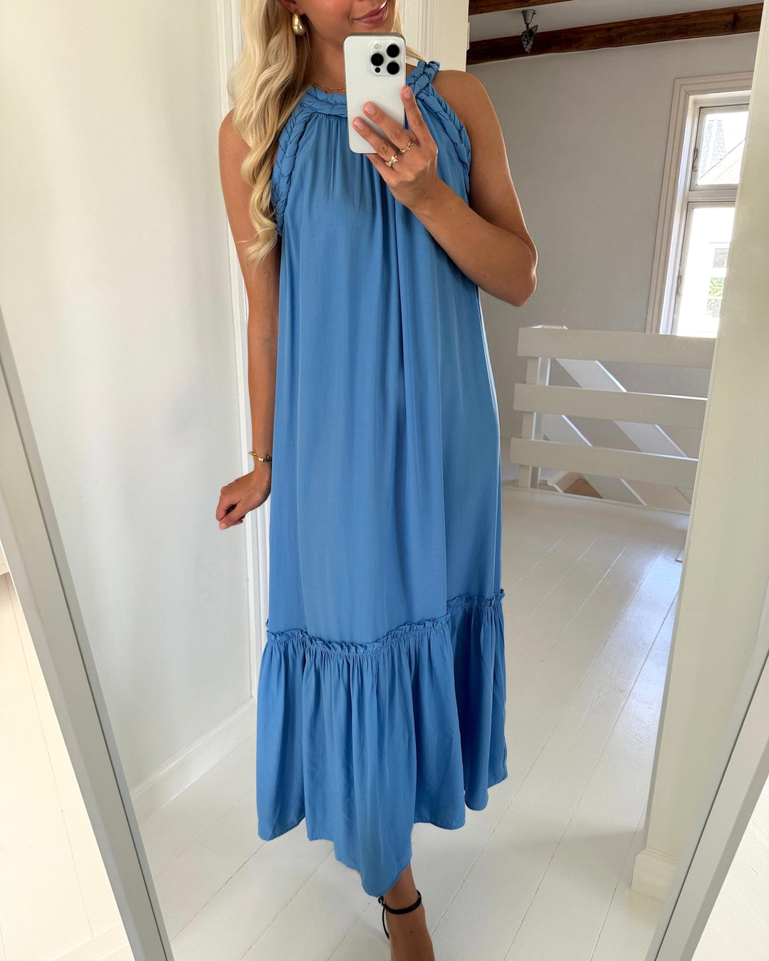 Moves kjole esmarelda silver lake blue