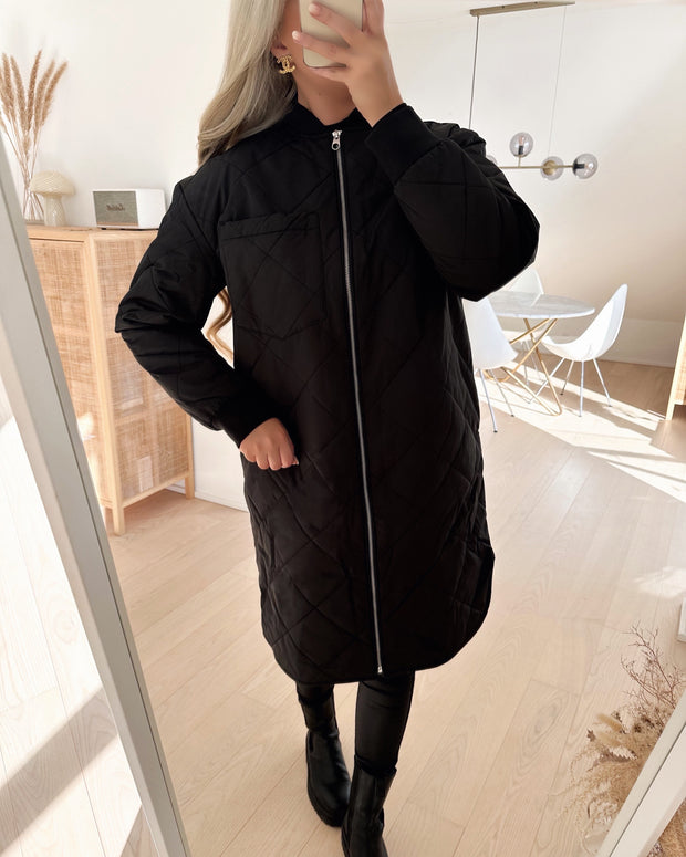 Natalie coat black
