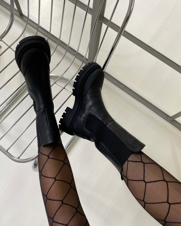 Sally girl boots black