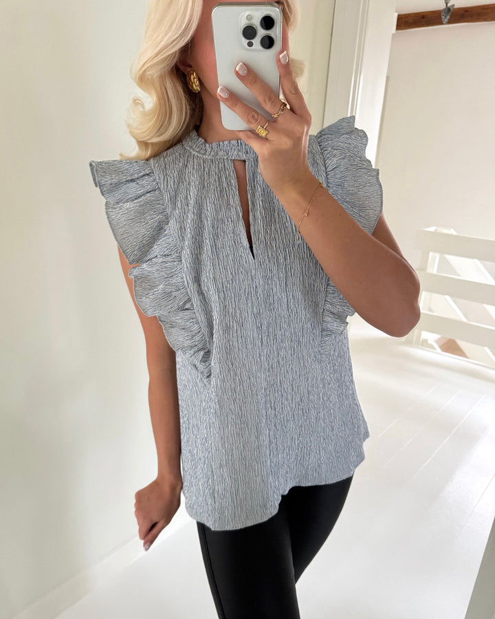 Love&Divine top love1327 blue/white stripe