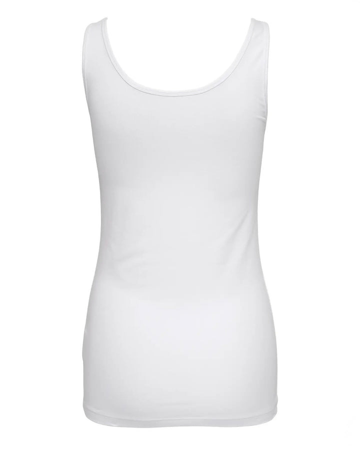 JDY top ava sl tank white