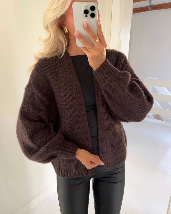 Vero Moda cardigan maybe ls open chocolate torte