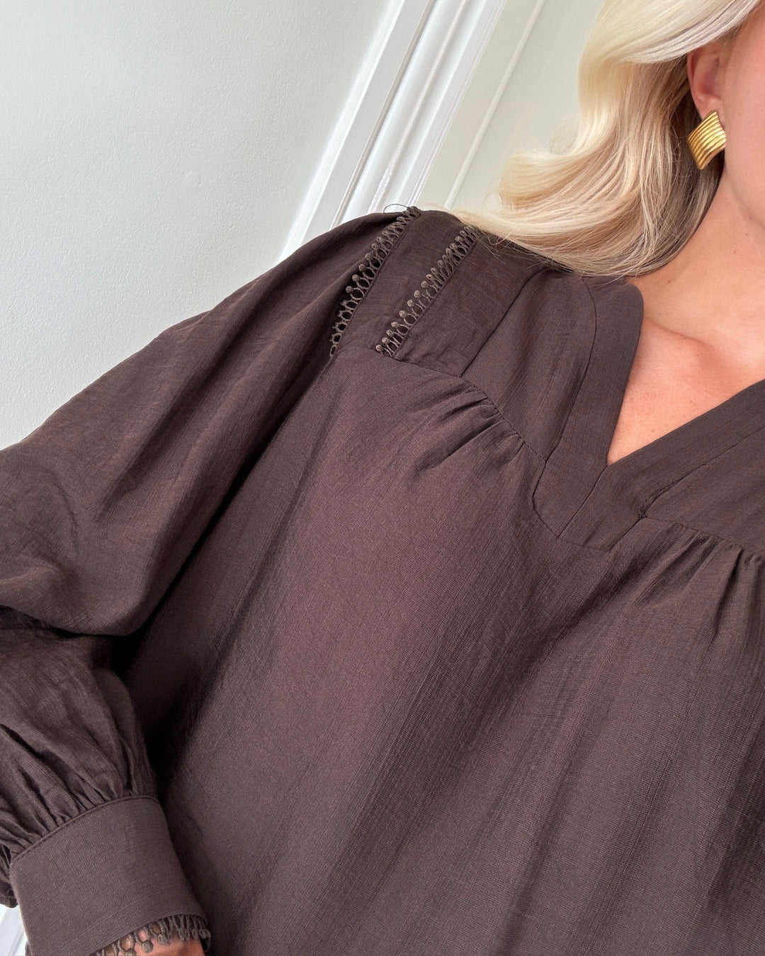 Love&Divine bluse love1493 d. chocolate