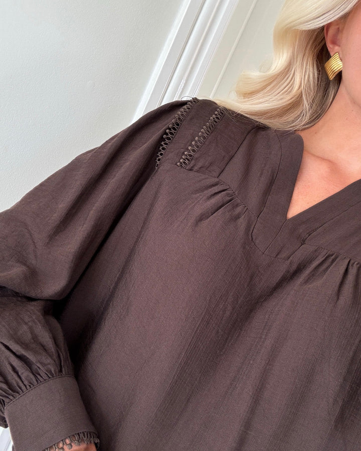 Love&Divine bluse love1493 d. chocolate