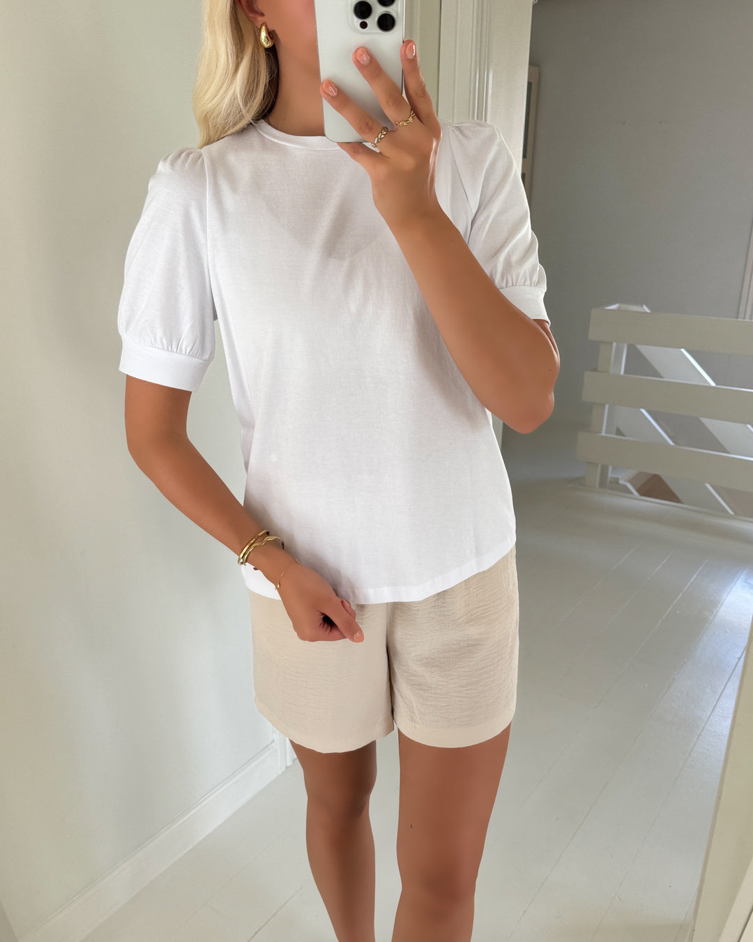 Vero Moda top kerry bright white