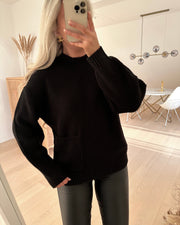 Miba pocket sweater black