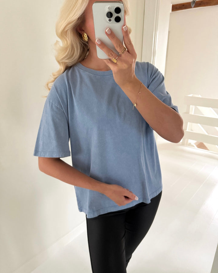 Love&Divine t-shirt love1303-2 blue wash