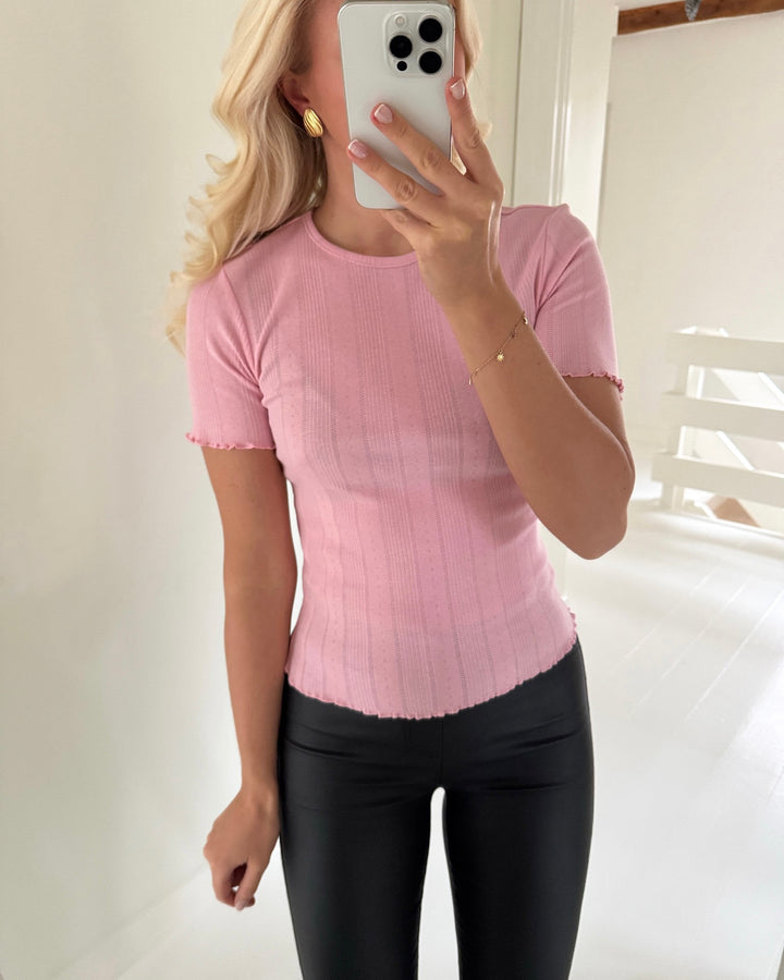 Only top tenna o-neck ss romance rose
