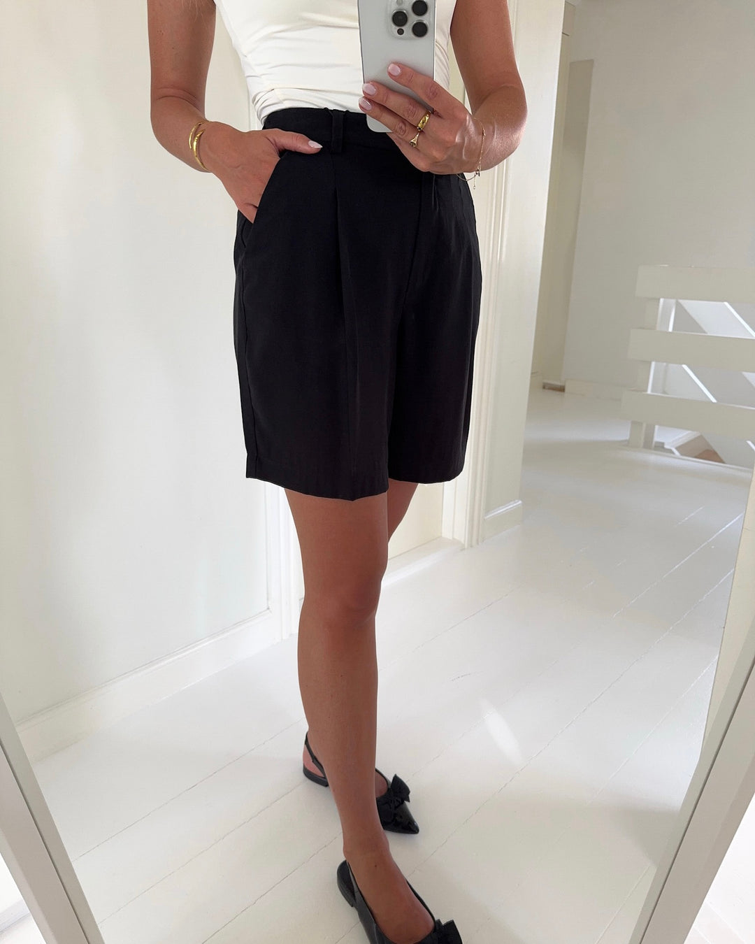 JDY shorts cille life hw black - FORUDBESTILLING LEV. UGE 24