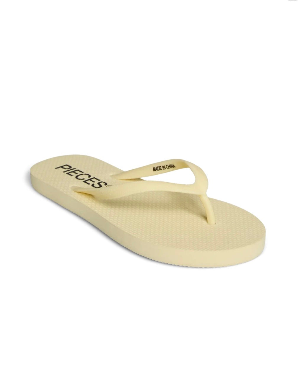 Pieces flip flop summer french vanilla