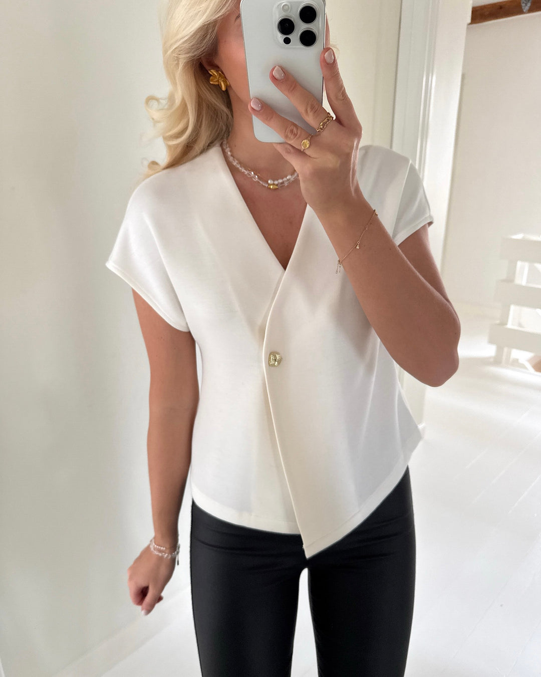 JDY top tami ss cloud dancer