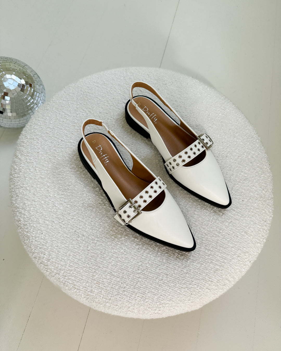 Duffy slingback 97-21155 white