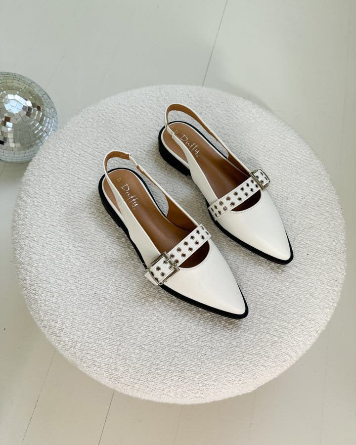 Duffy slingback 97-21155 white