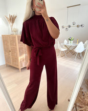 Sister's Point jumpsuit girl 4 wine/silver