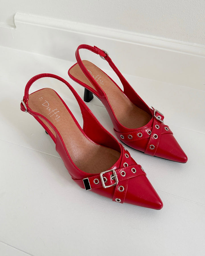 Duffy sko 97-21255 red