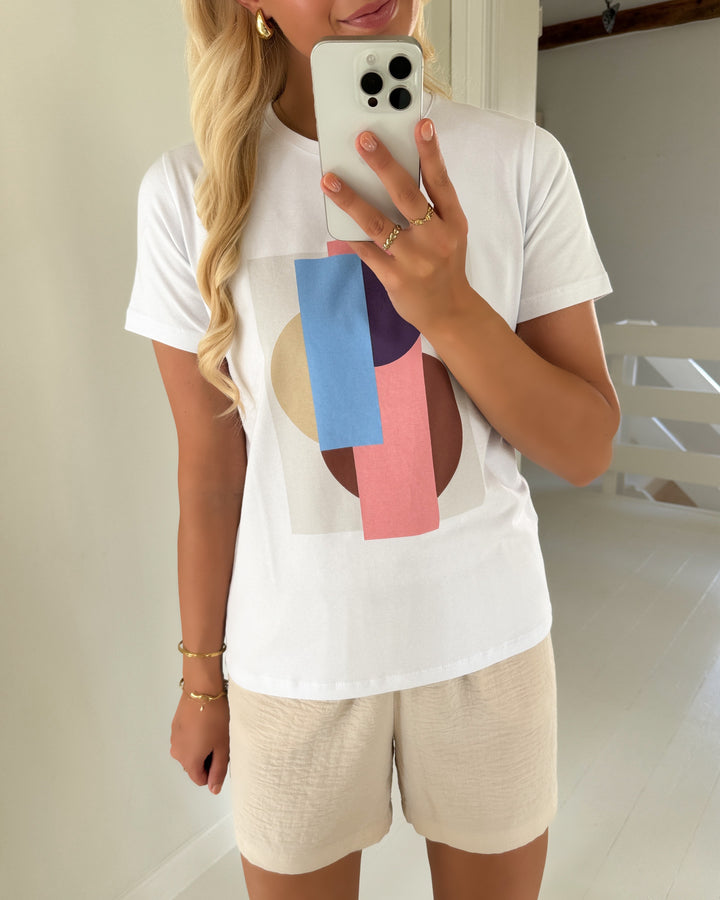 Sister's Point t-shirt puk ss5 white/graphic