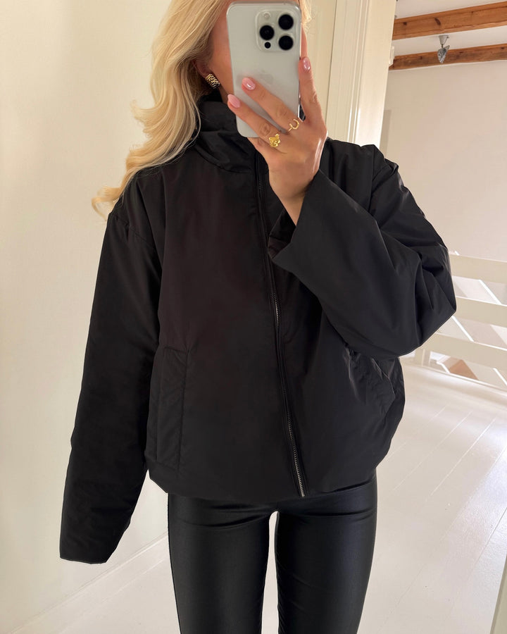 Pieces jakke sif black
