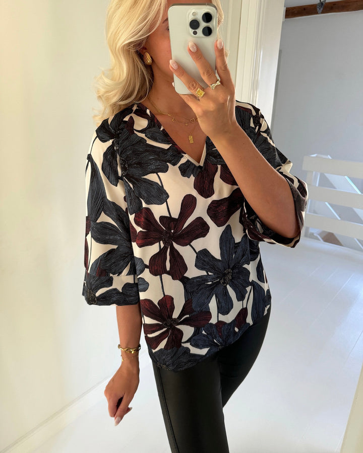 Love&Divine bluse love1380 flower