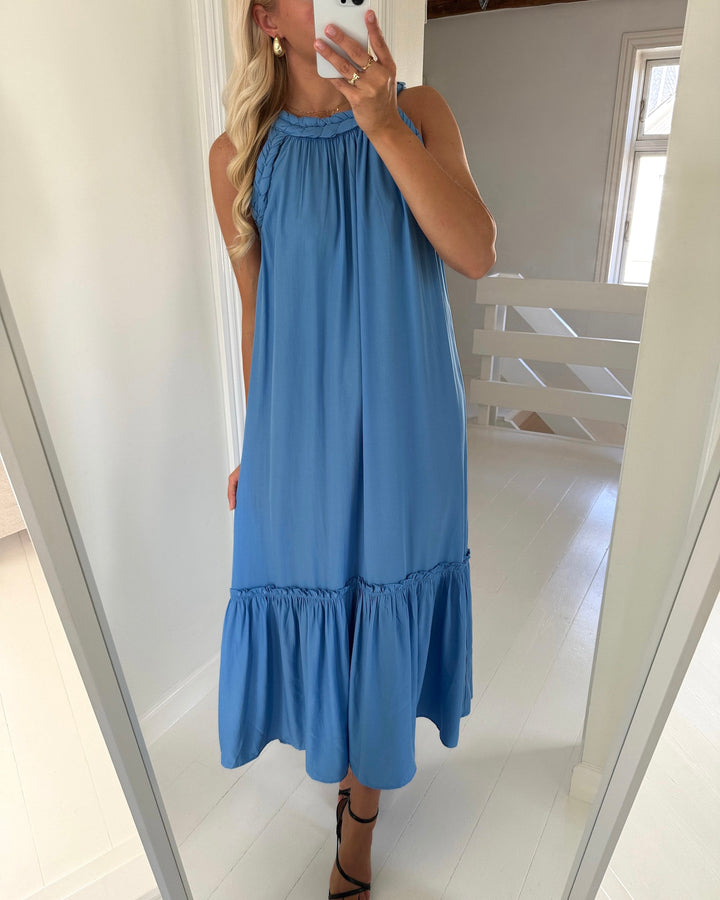 Moves kjole esmarelda silver lake blue