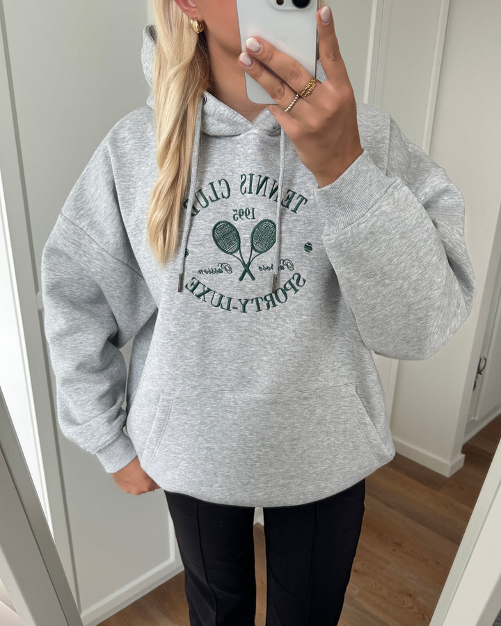 Sister’s Point hoodie hike light grey melange