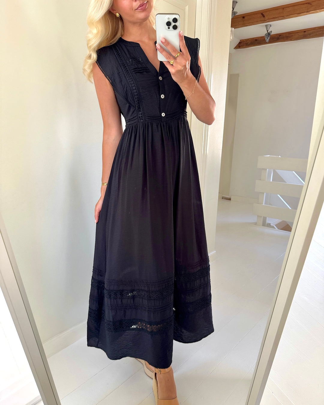 Vero Moda kjole jules sl tape black