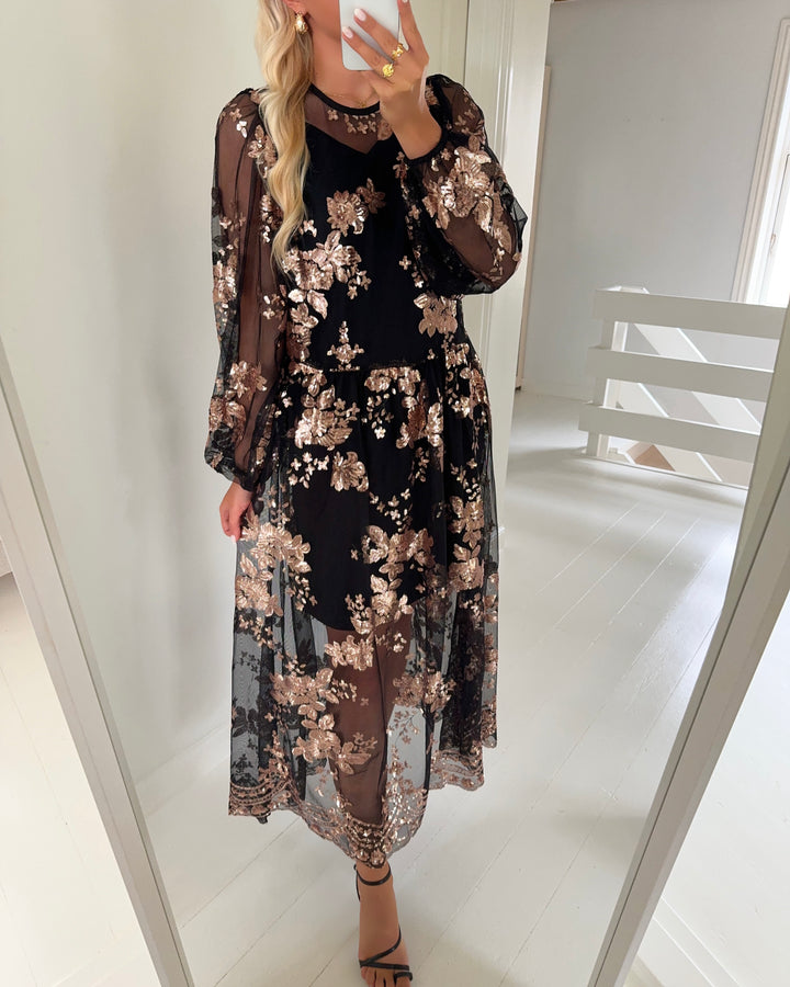 A-View kjole estelle rose gold - FORUDBESTILLING SLUT SEP./START OKT.