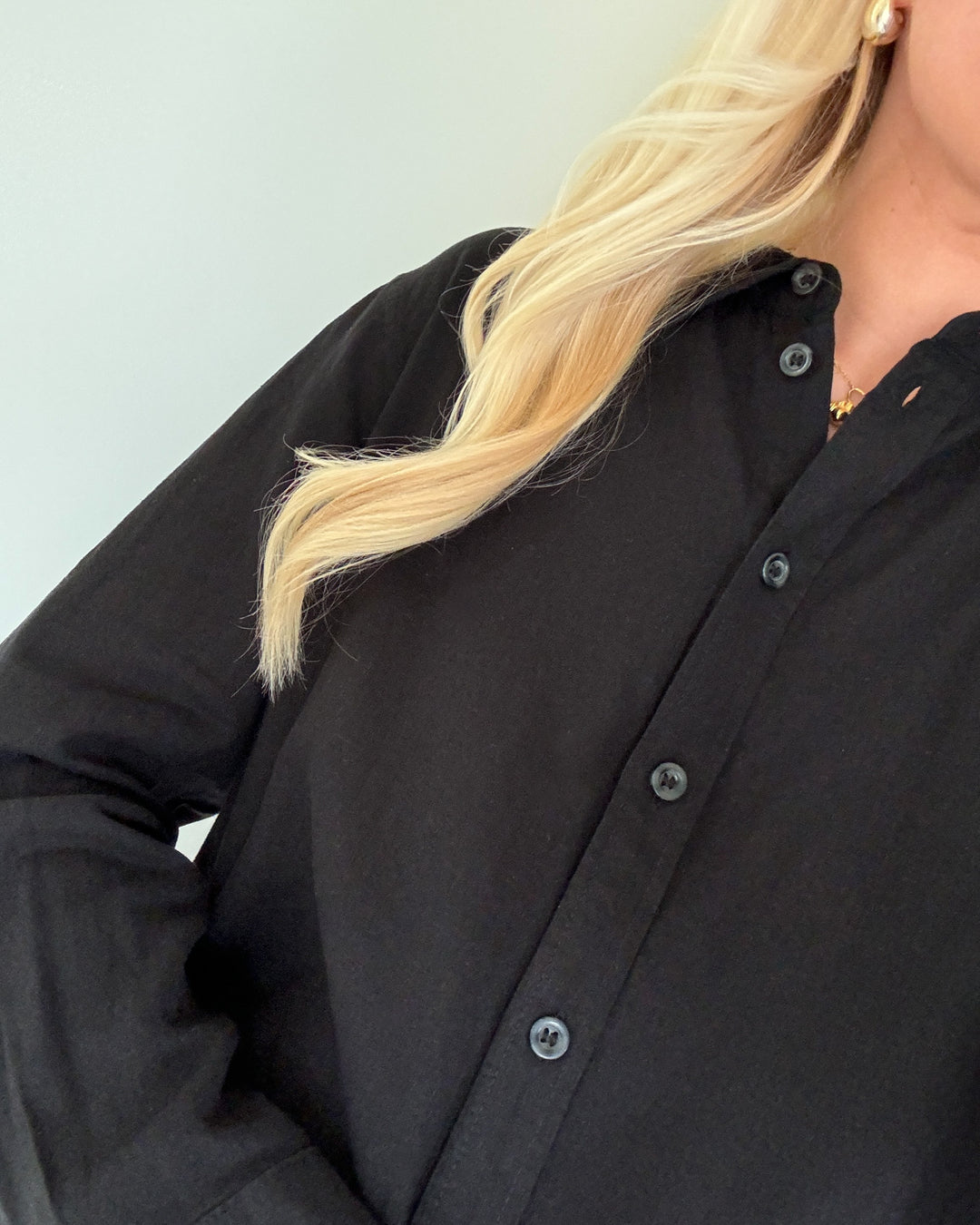Vero Moda skjorte linn black