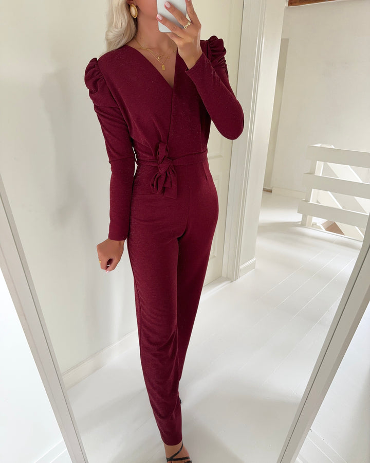 Sister's Point jumpsuit egina-ju18 bordeaux/silver