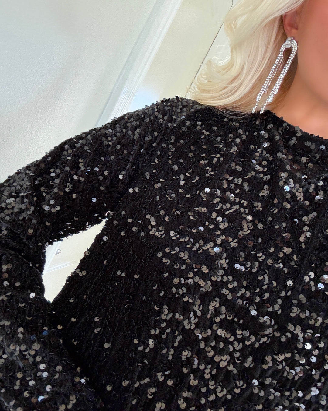 Pieces kjole kam bow black/black sequence