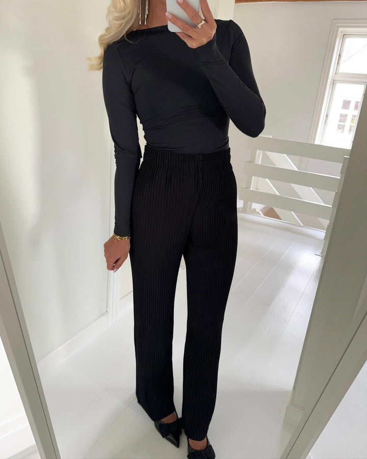 Y.A.S bukser alisa hw black - FORUDBESTILLING LEV. UGE 49