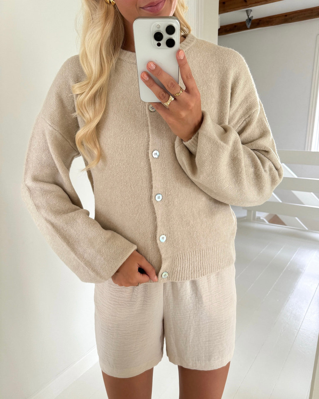 Only cardigan isabella ls north pumice stone