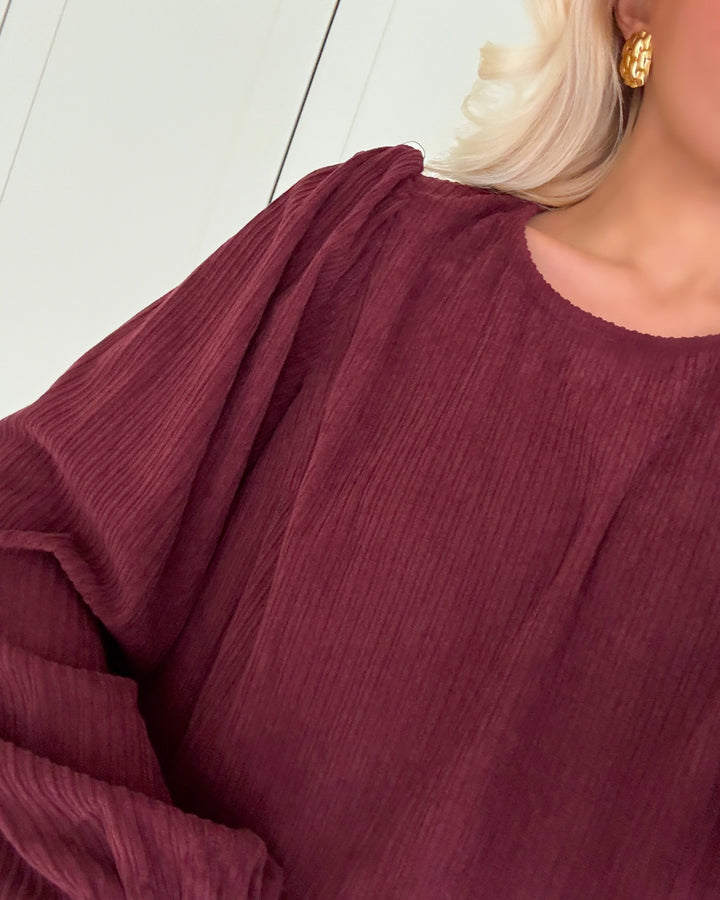 Love&Divine kjole love1366 deep bordeaux