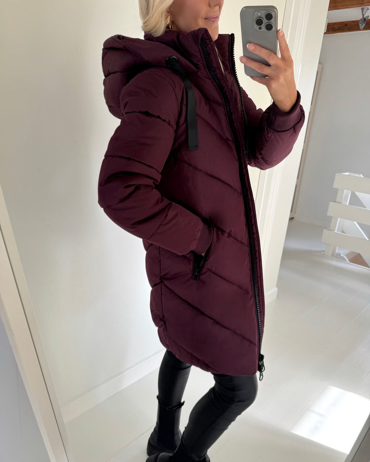 JDY jakke skylar life hood otw fig/black