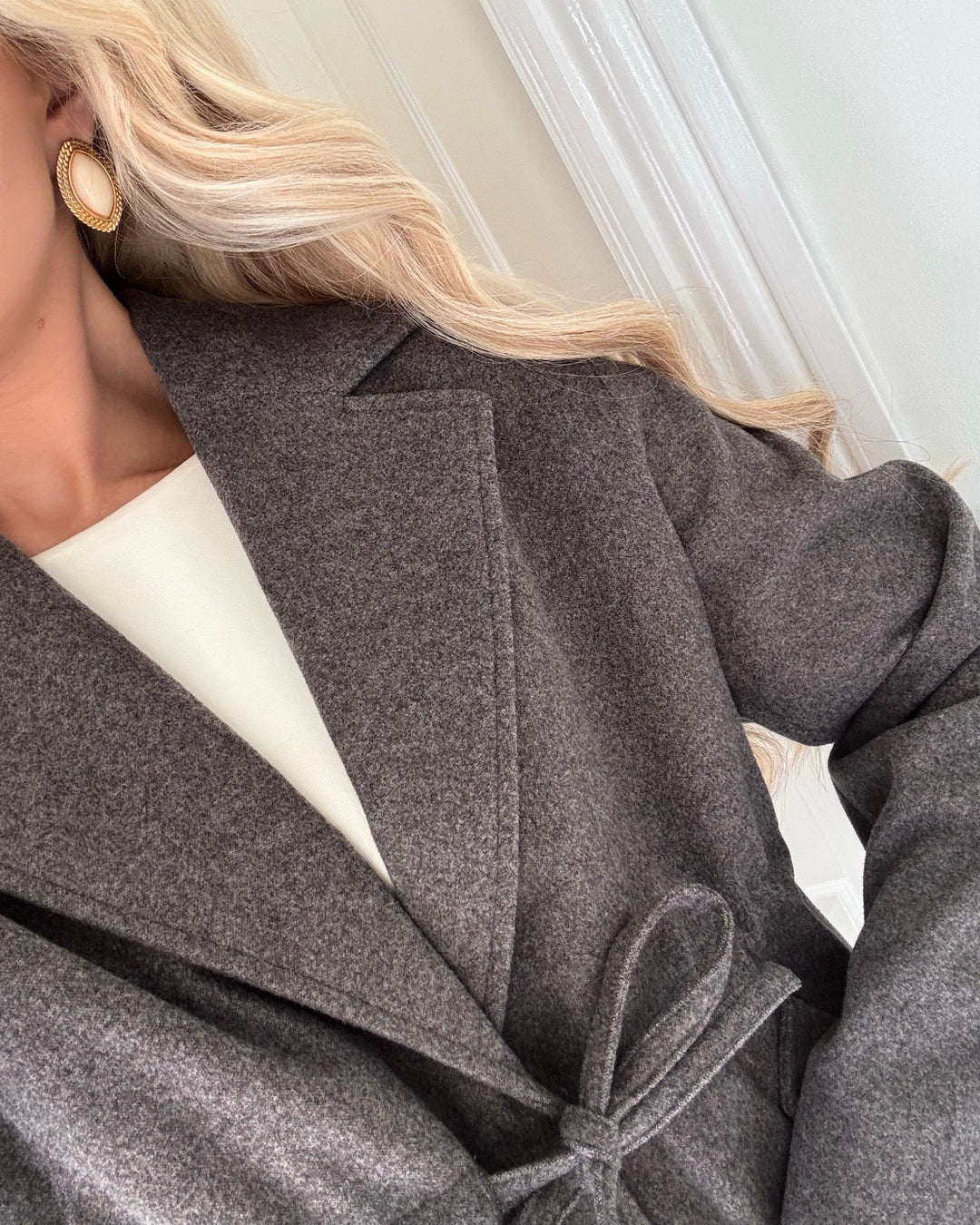Vero Moda jakke ingrid medium grey melange